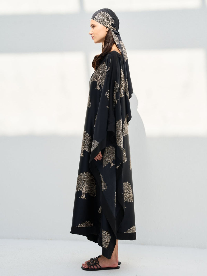 ELENA DRESS - BLACK - WTH HEADSCARF