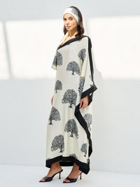 ELENA DRESS - CREAM - WTH HEADSCARF