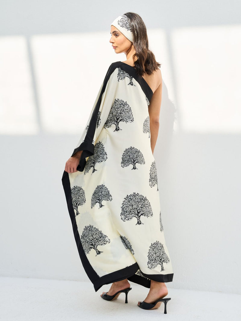 ELENA DRESS - CREAM - WTH HEADSCARF