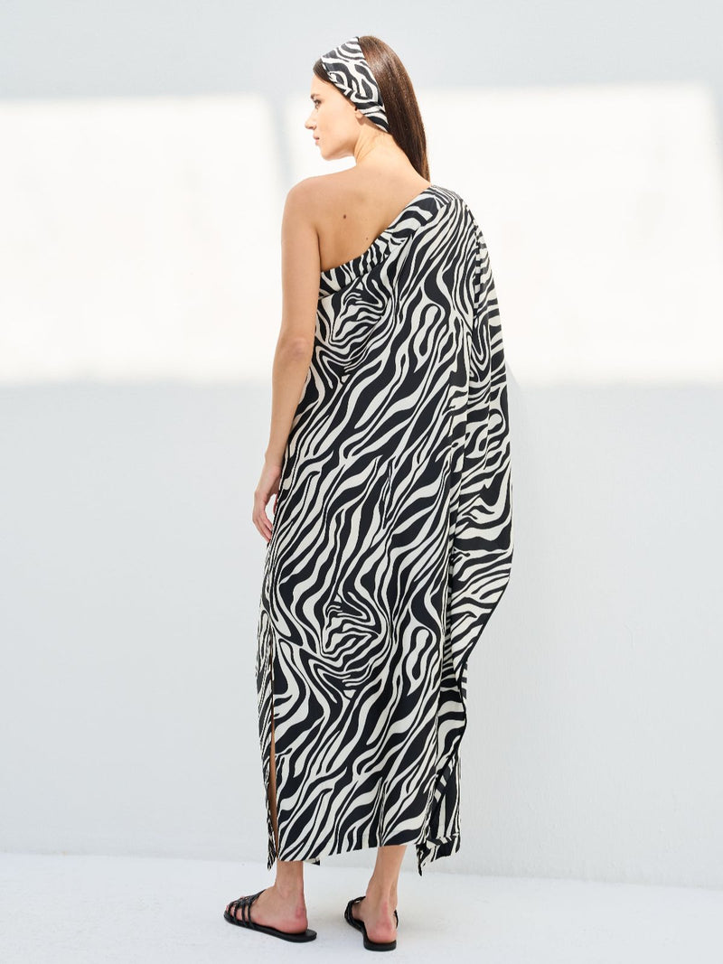 ELENA DRESS - ZEBRA PRINT
