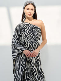 ELENA DRESS - ZEBRA PRINT