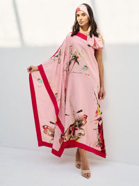 ELENA DRESS - PINK FLAIR