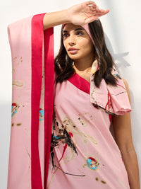 ELENA DRESS - PINK FLAIR