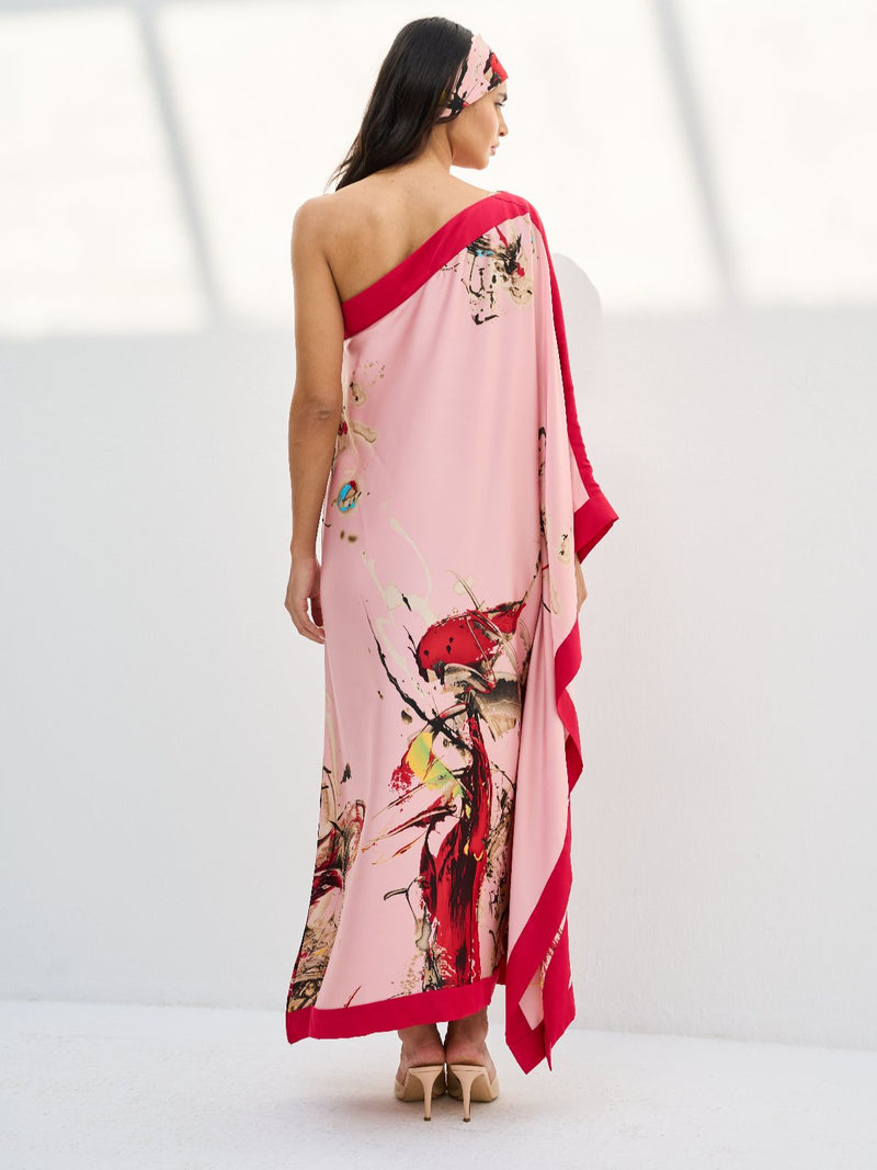 ELENA DRESS - PINK FLAIR