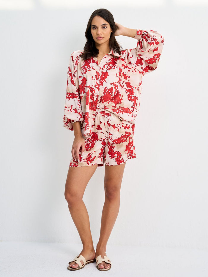 DANA SHORT SET - RED