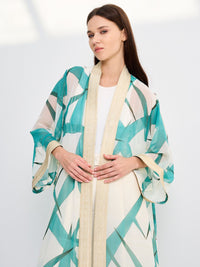 NICA CHIFFON KAFTAN - GREEN
