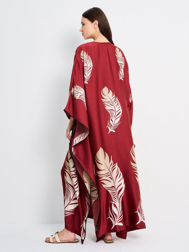 SWAN KAFTAN - RED