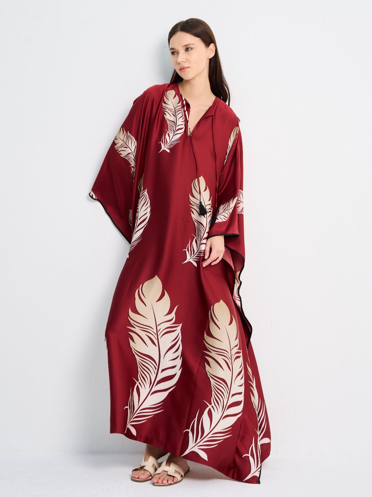 SWAN KAFTAN - RED