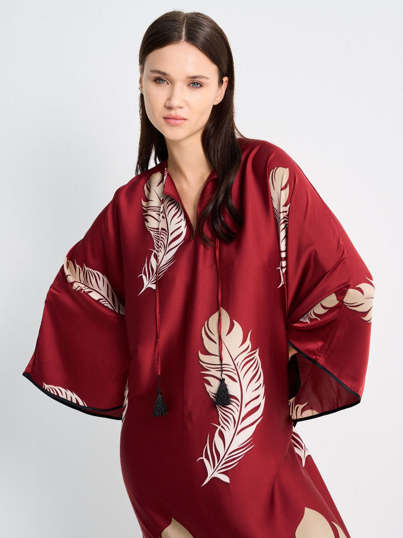 SWAN KAFTAN - RED