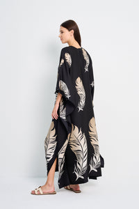 SWAN KAFTAN - BLACK