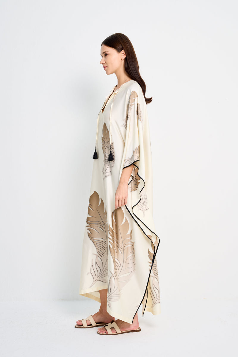 SWAN KAFTAN - CREAM