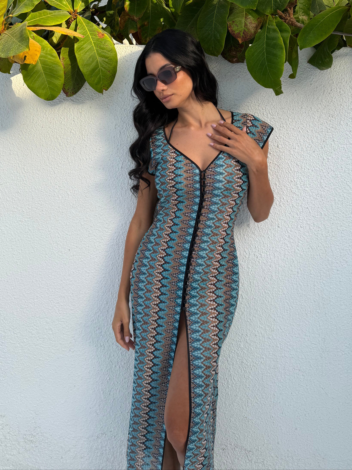 LEAH Knitted Turquoise