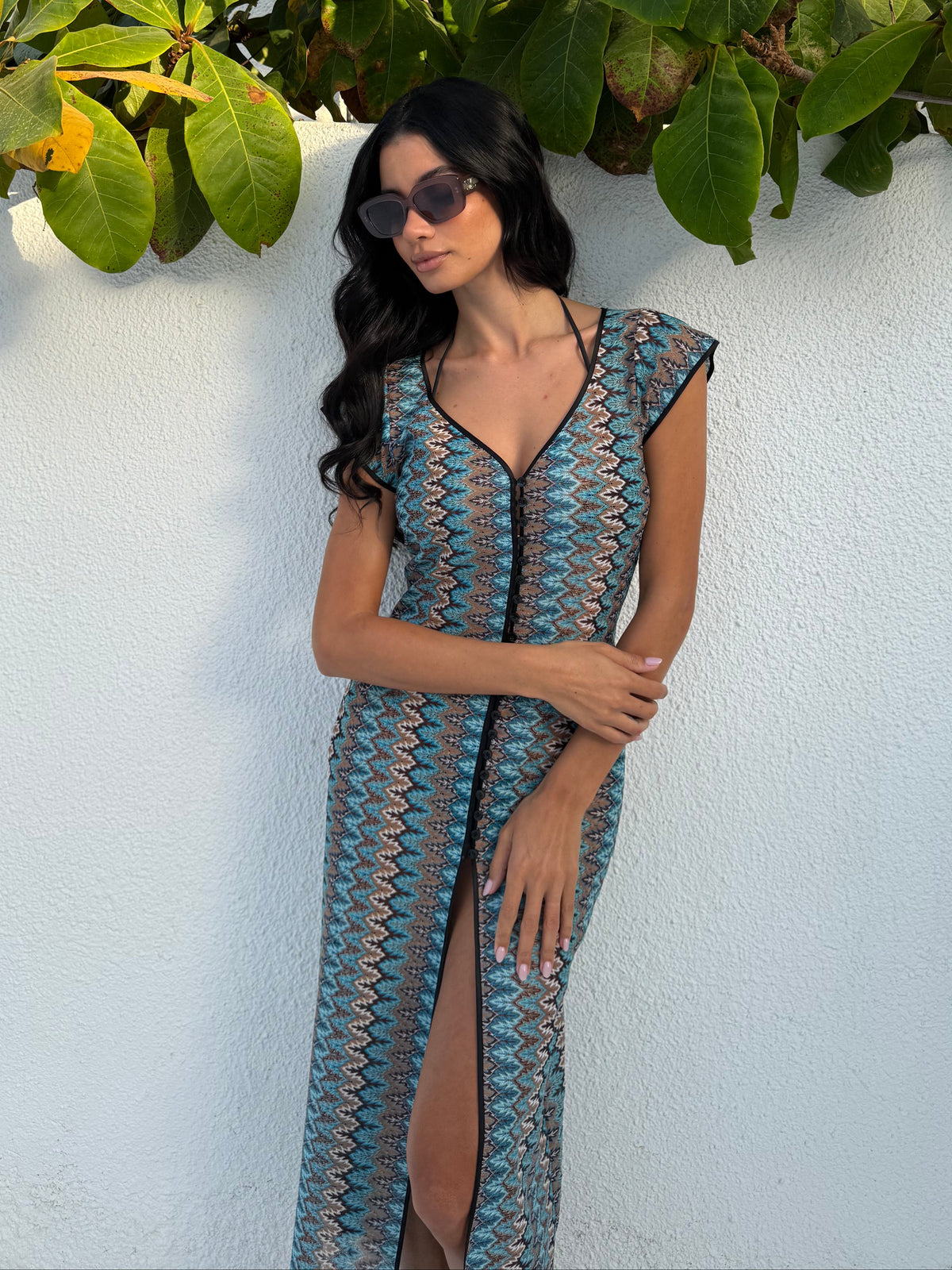 LEAH Knitted Turquoise
