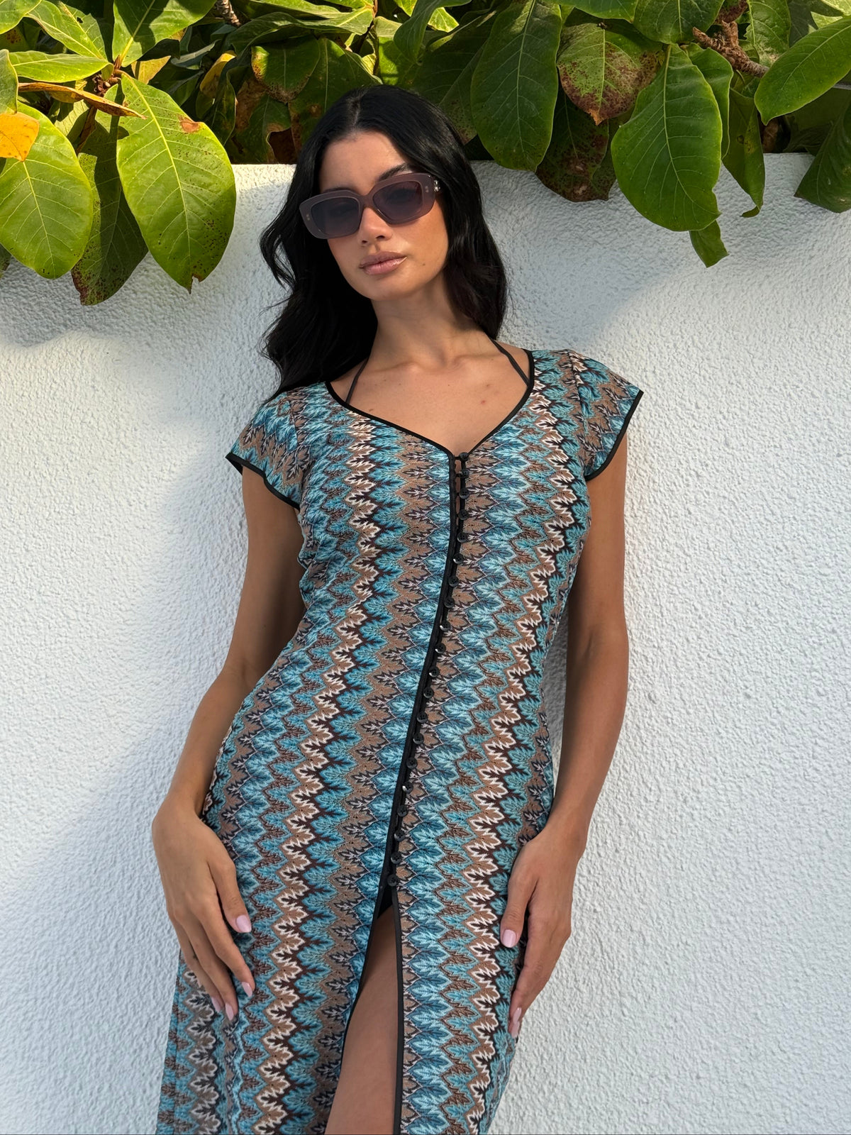 LEAH Knitted Turquoise