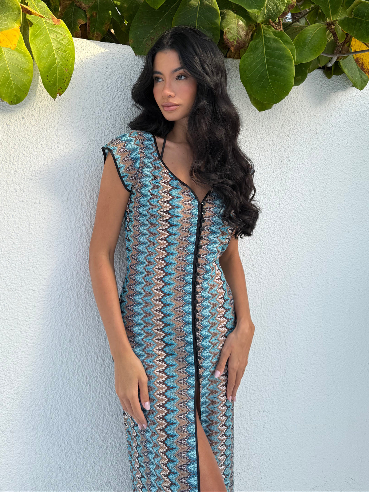 LEAH Knitted Turquoise