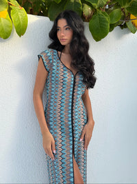 LEAH Knitted Turquoise