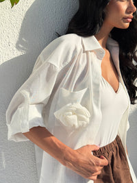 PAT COTTON-SHIRT WHITE