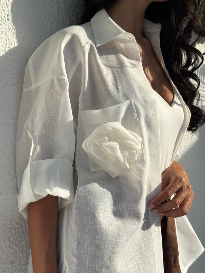PAT COTTON-SHIRT WHITE