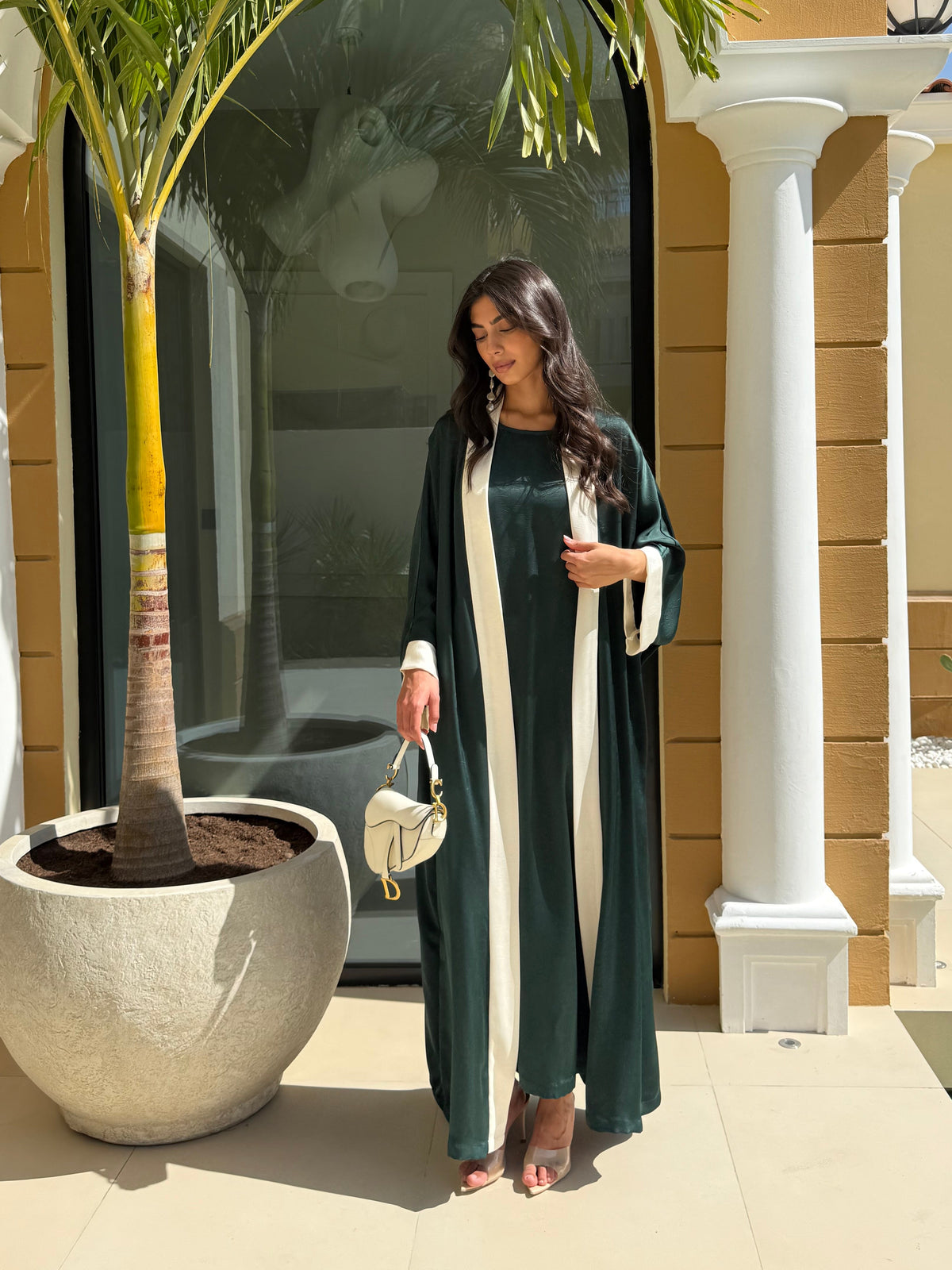 MARA SET - Green & Cream