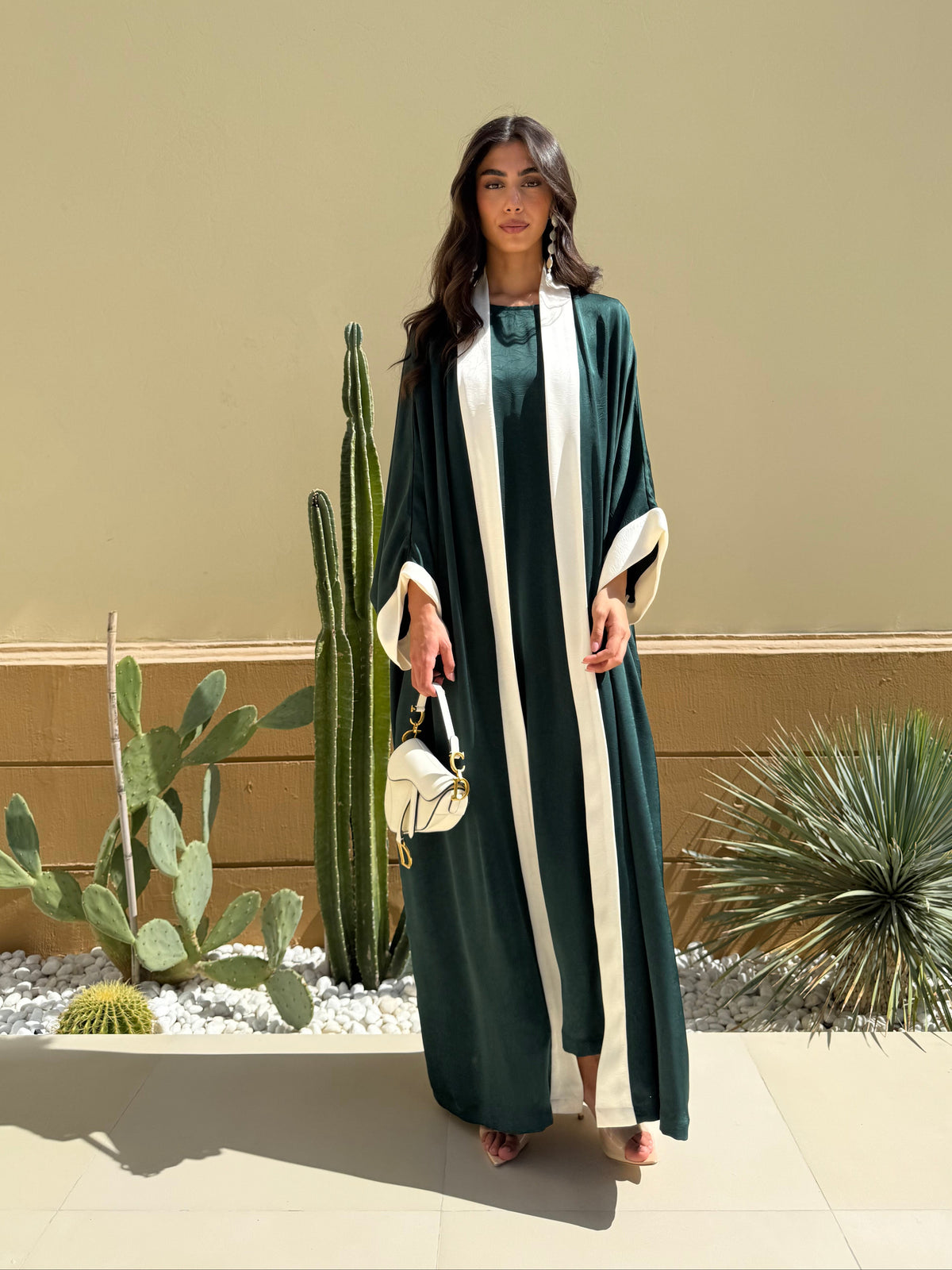 MARA SET - Green & Cream