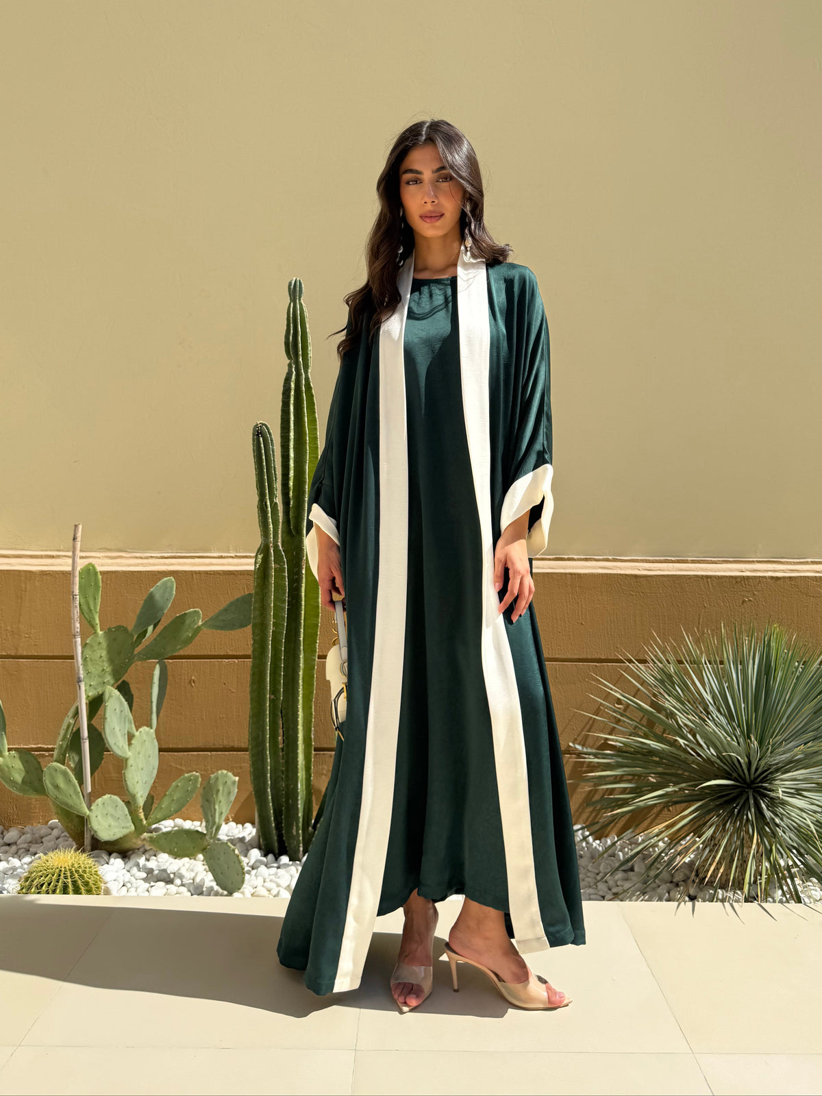 MARA SET - Green & Cream