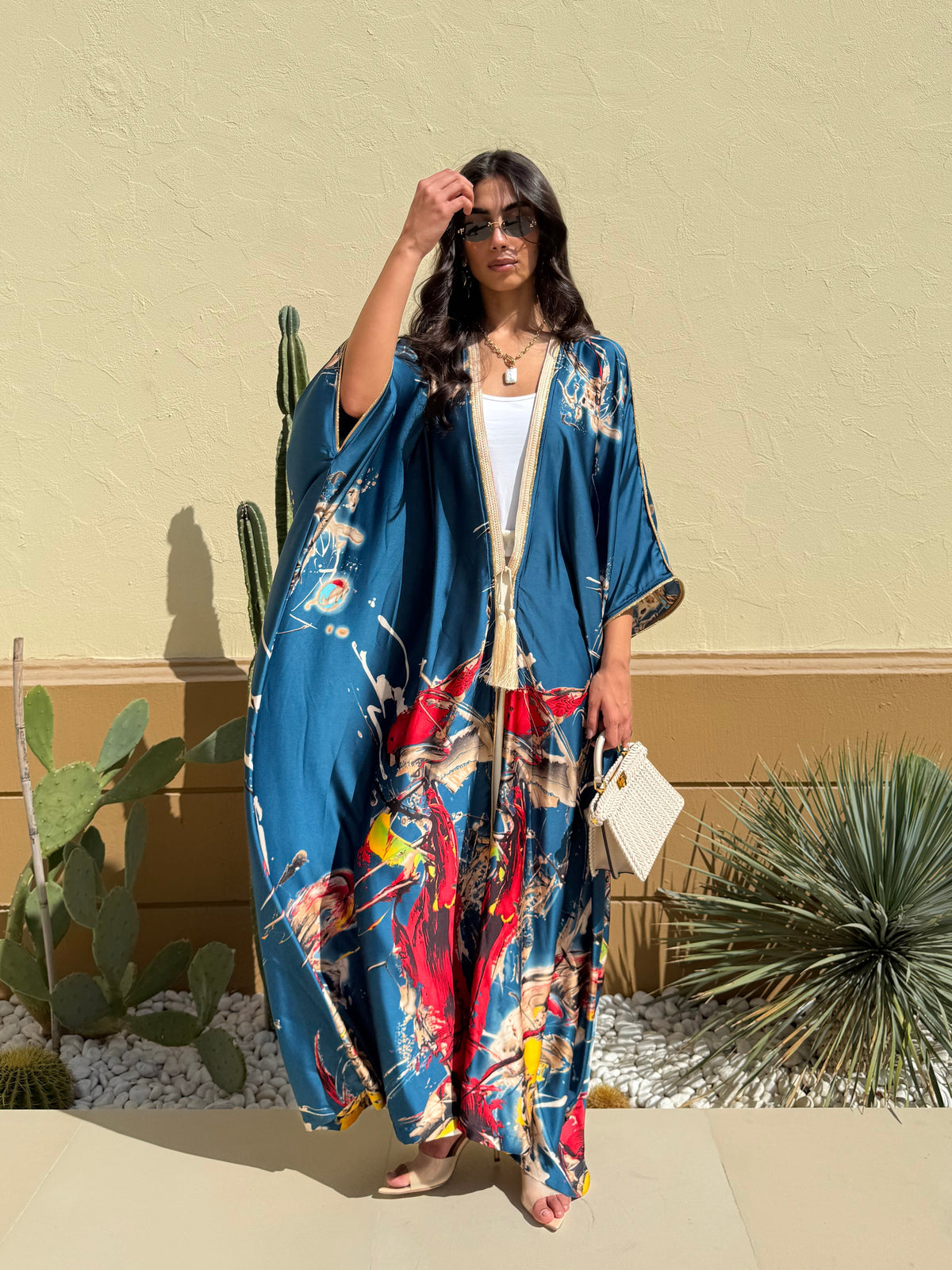 FLAIR SILK TUNIC - Royal Blue