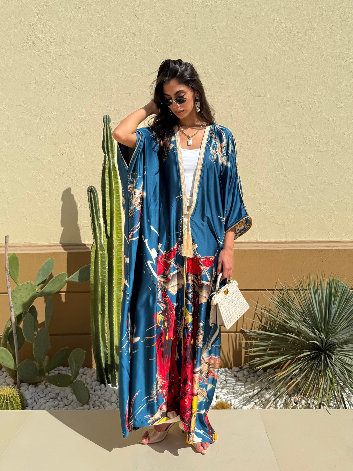 FLAIR SILK TUNIC - Royal Blue