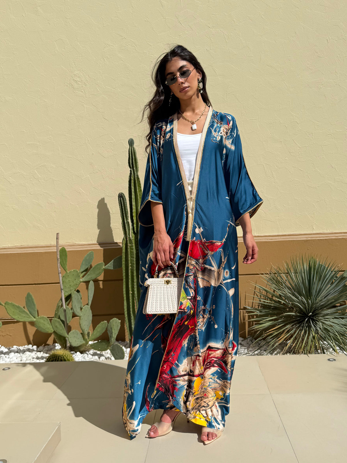 FLAIR SILK TUNIC - Royal Blue