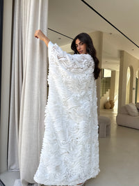 ALMA TUNIC - White Ruffled Chiffon