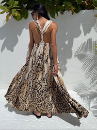LARA DRESS - CARAMEL