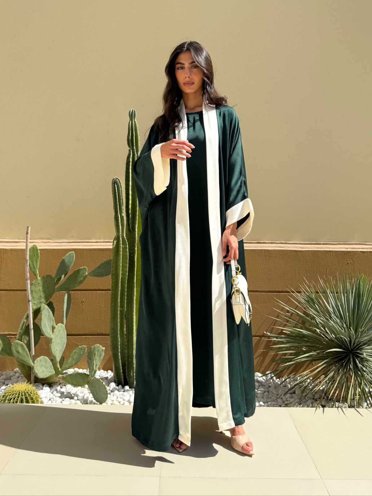 MARA SET - Green & Cream