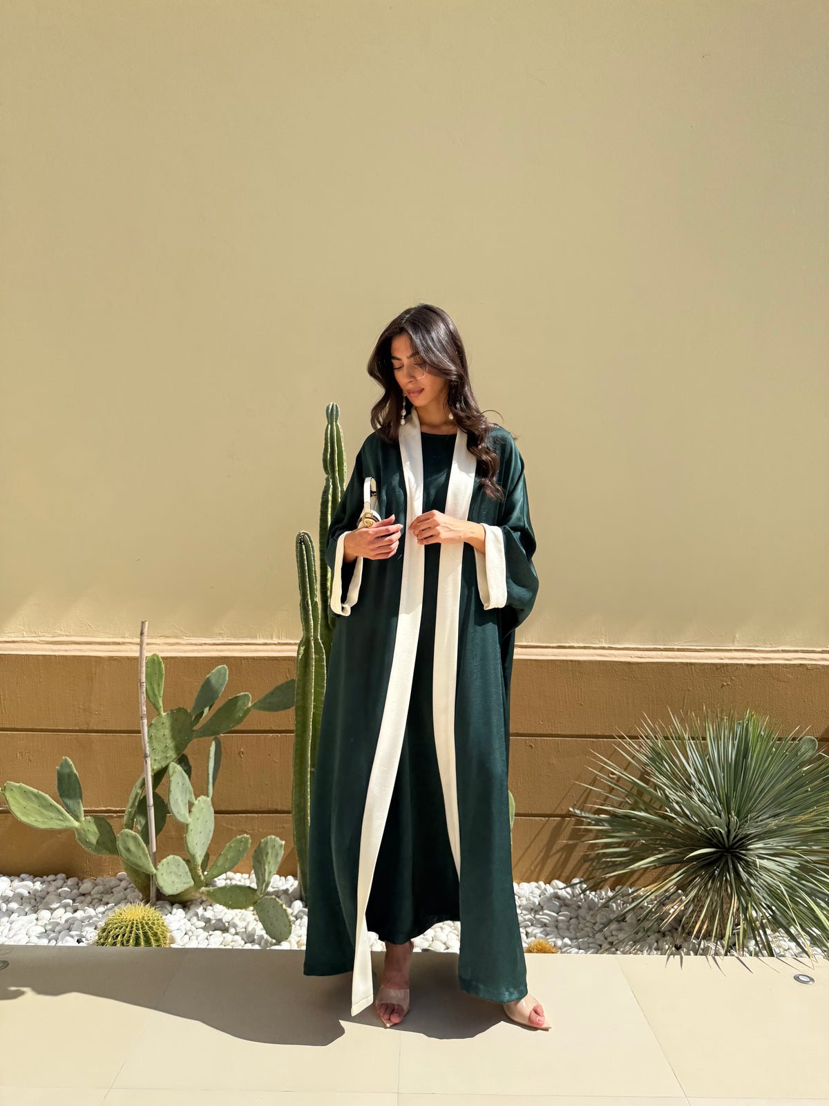 MARA SET - Green & Cream