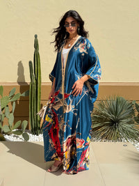 FLAIR SILK TUNIC - Royal Blue