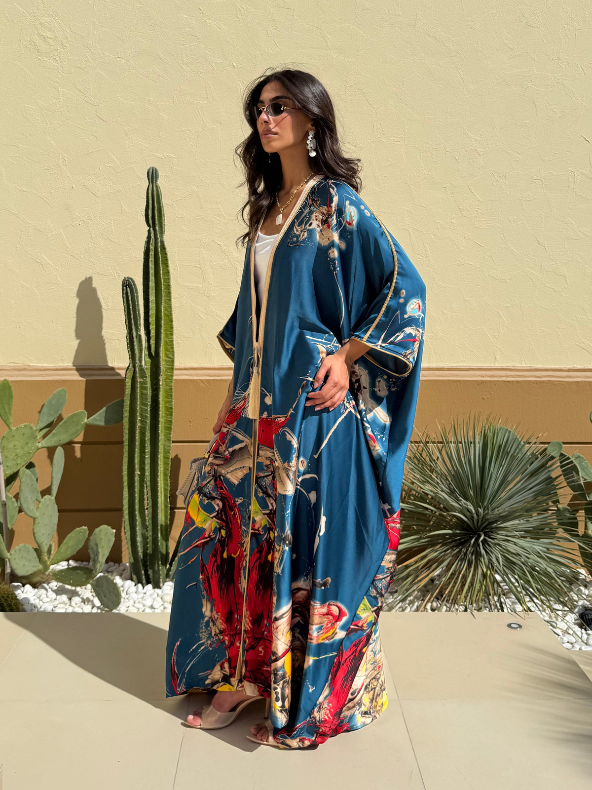 FLAIR SILK TUNIC - Royal Blue