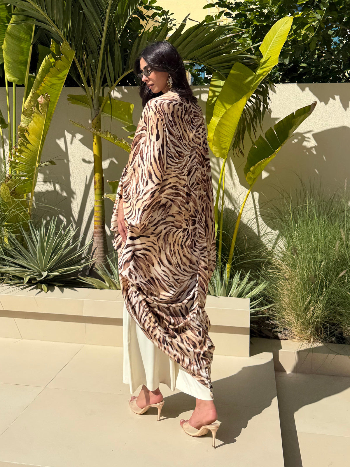 LOLA Silk Kaftan Caramel
