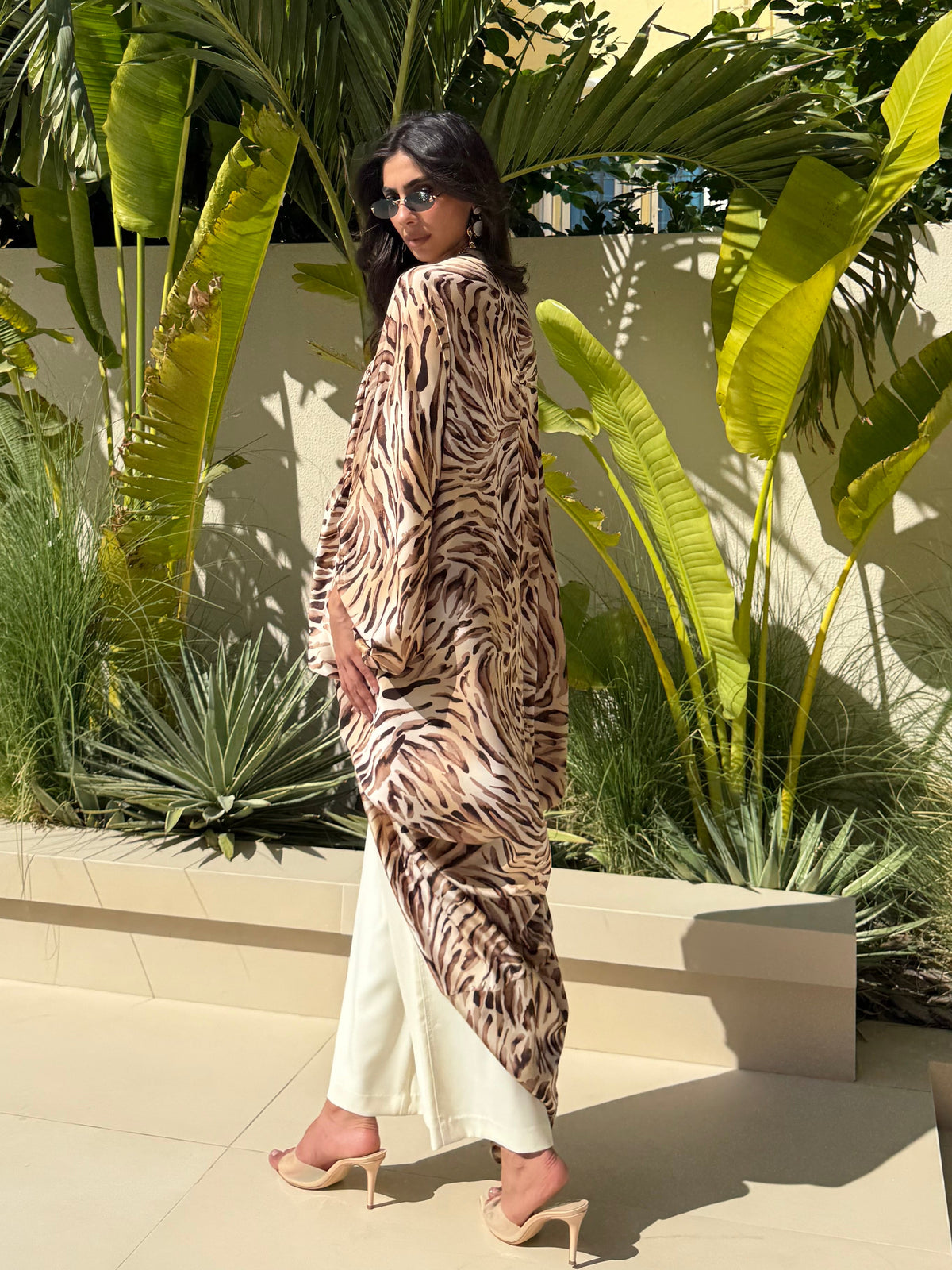 LOLA Silk Kaftan Caramel