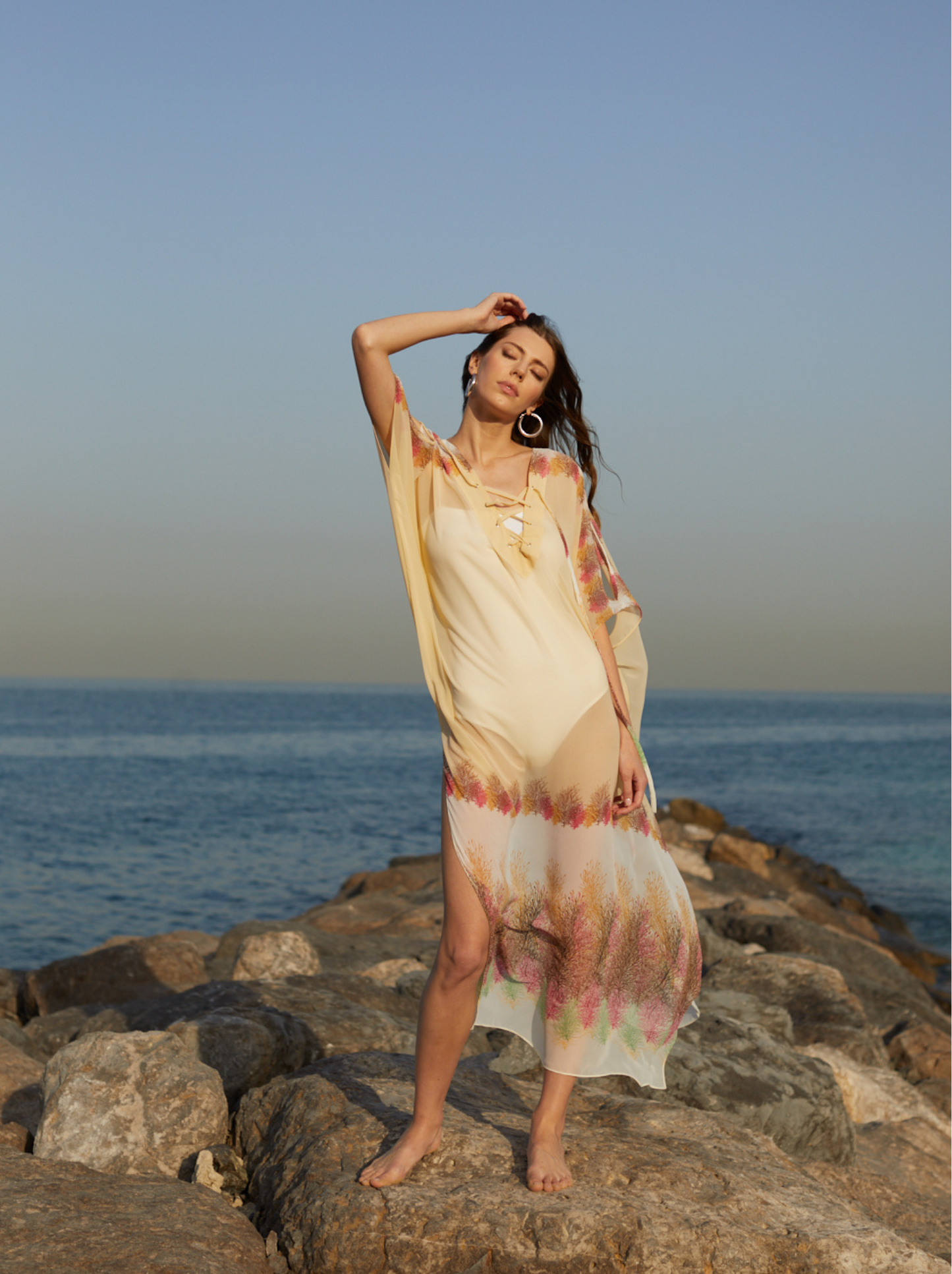 ELLA KAFTAN YELLOW