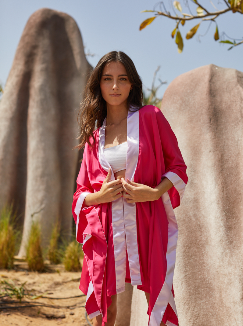 ISLA KIMONO FUCHSIA