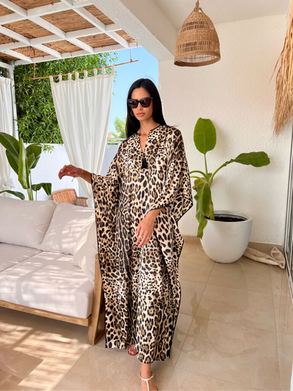 CLASSIC KAFTAN - LEOPARD PRINT