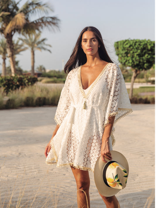 ZOE BOHO WHITE LACE